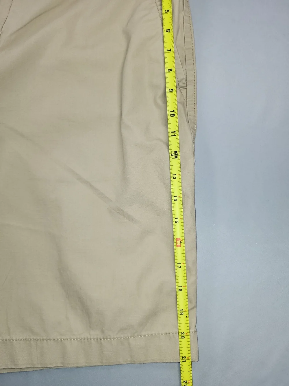 Tommy Hilfiger Mens Khaki Shorts Size 38 100% Cotton